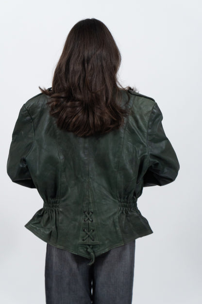 Rare Green Leather Jacket