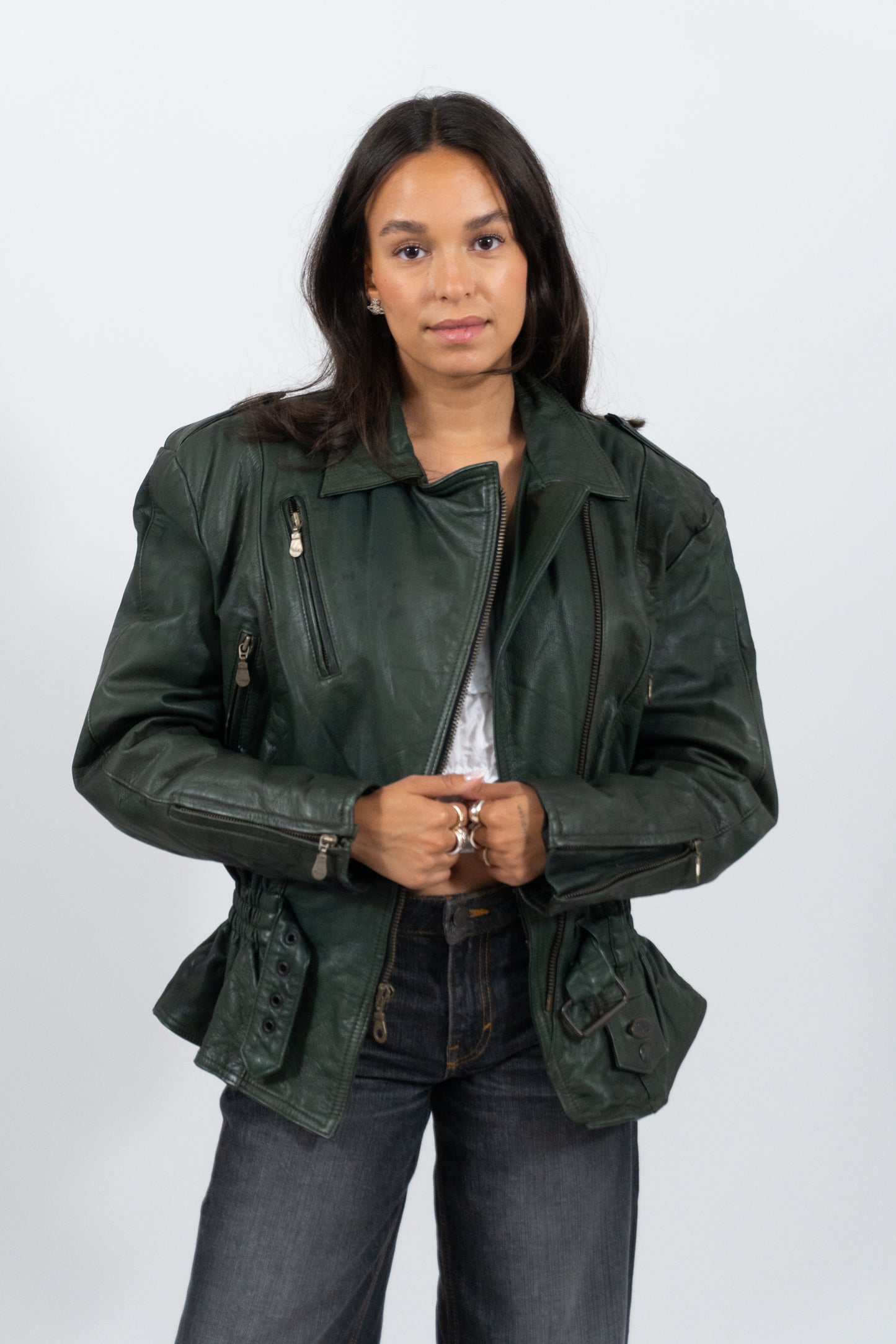 Rare Green Leather Jacket