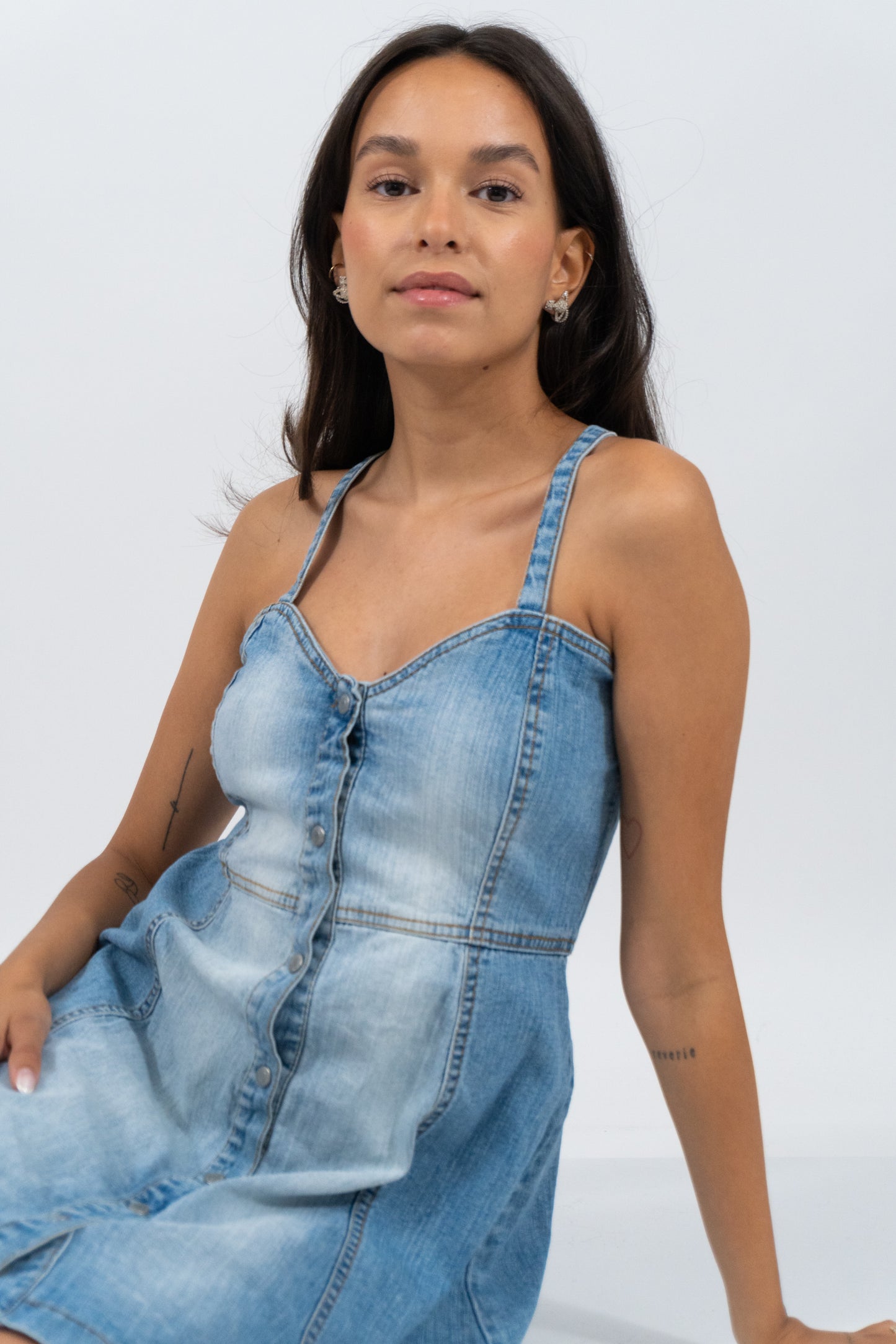 Cute Denim Mini Dress