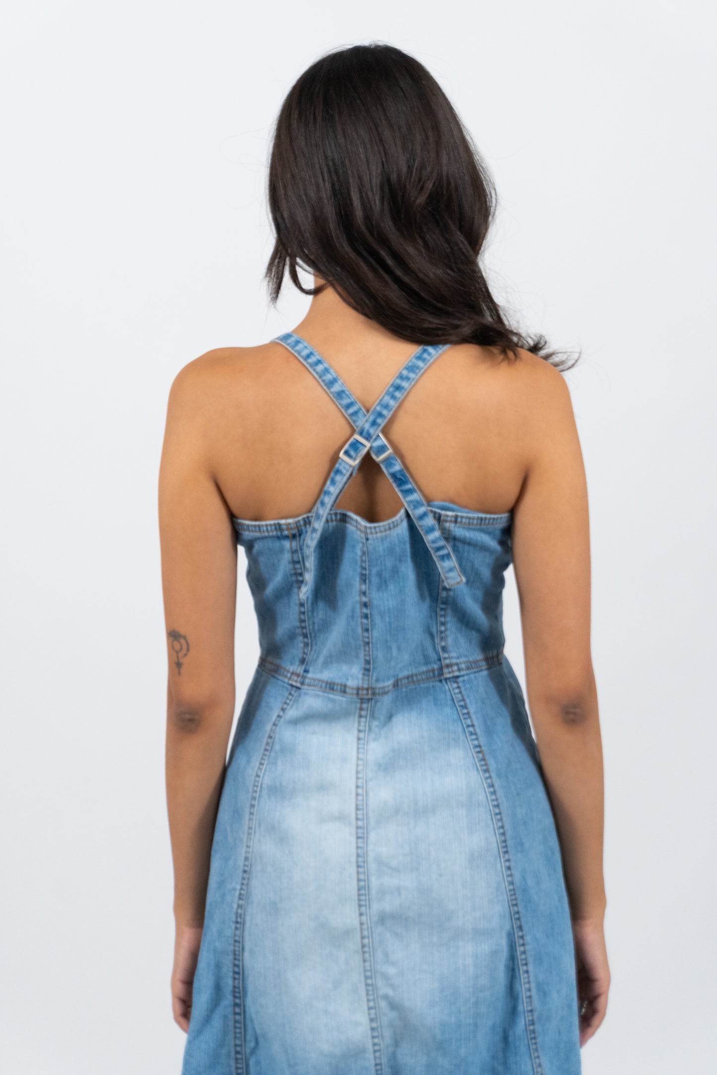 Cute Denim Mini Dress