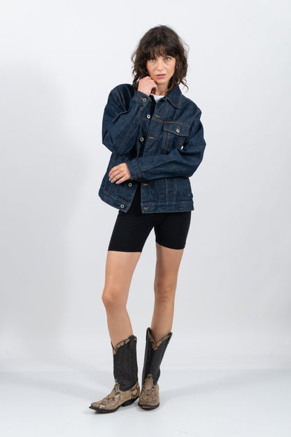 Cool Dark Washed Denim Jacket