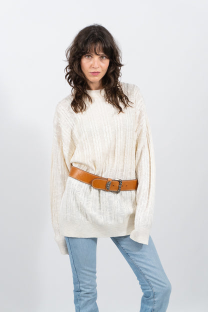 Beige Light Knit