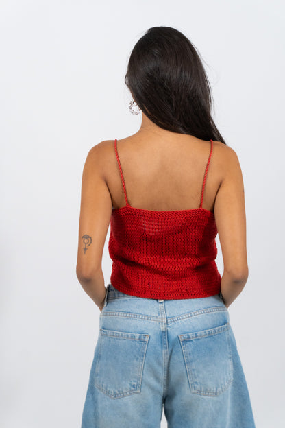 Strick Crop Top