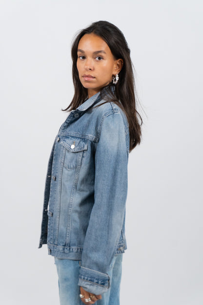 Light Y2K Wash Denim Jacke