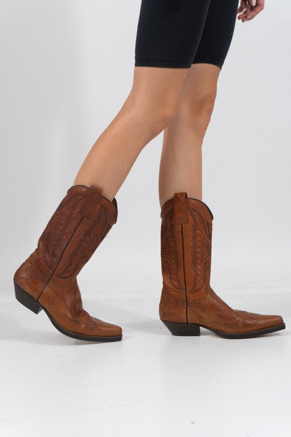 Klassisch Braune Cowboy Boots