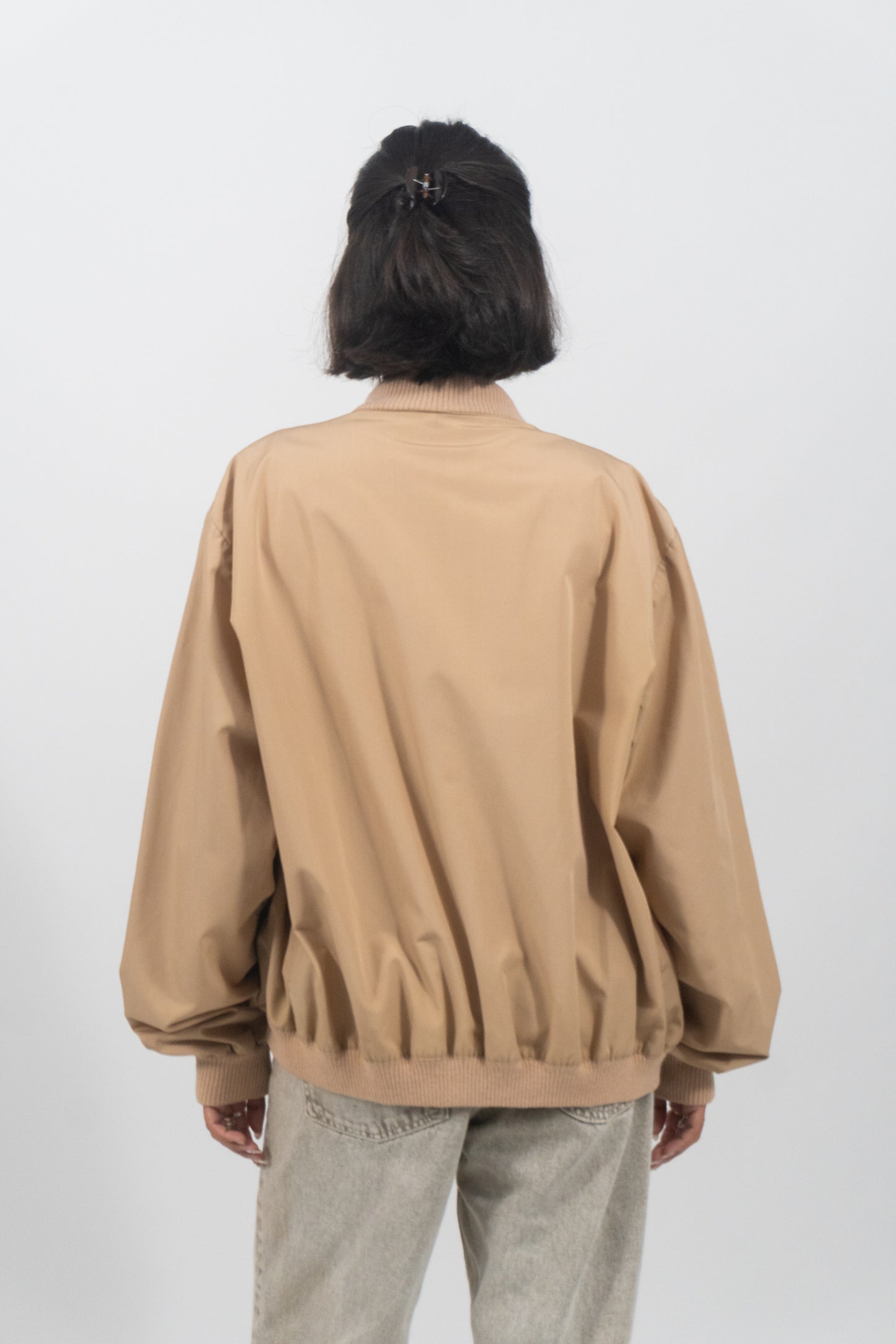 All Time Favorit: Beige Herbst Bomber Jacke