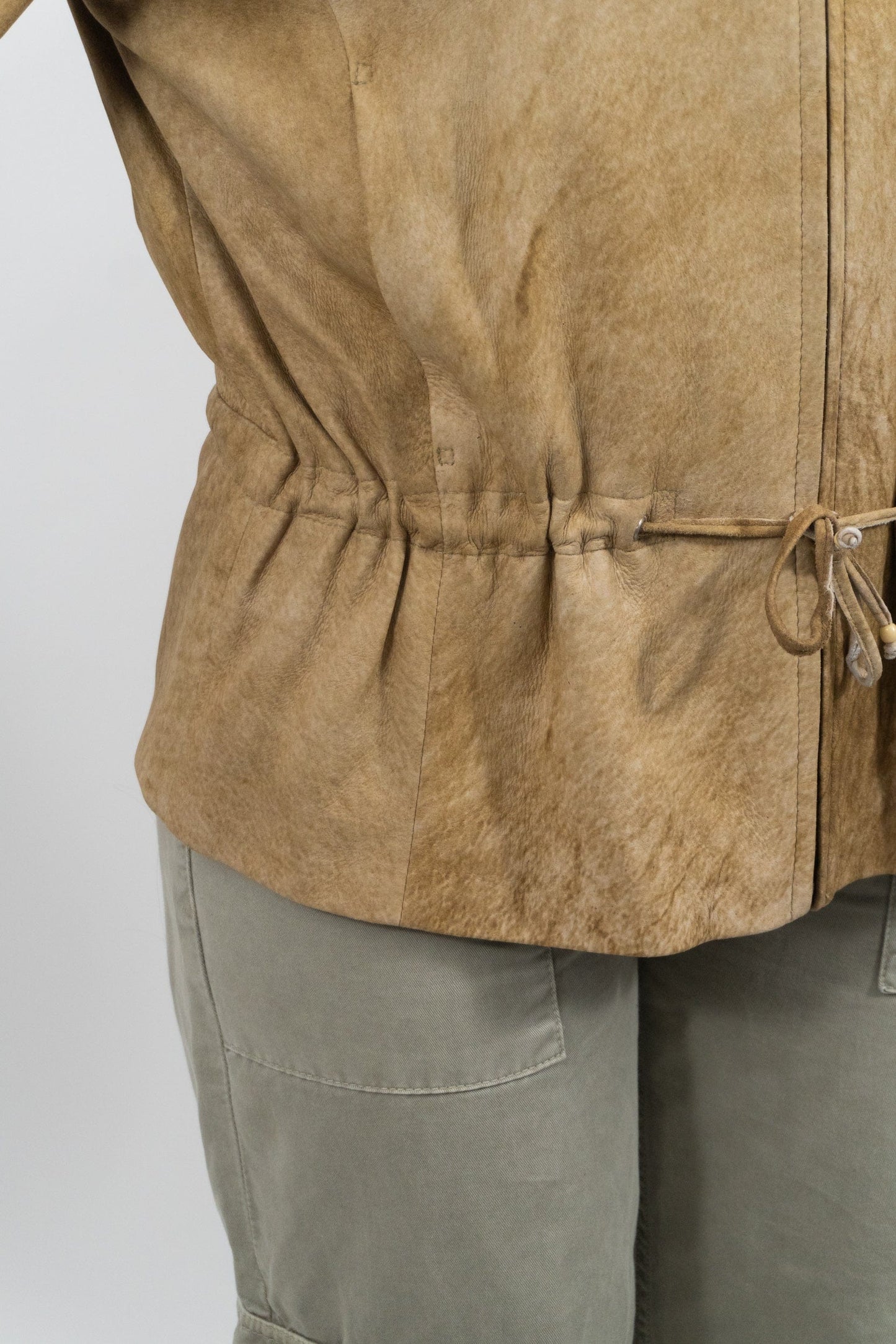 Weich Vintage Lederjacke - Einzigartiger Look