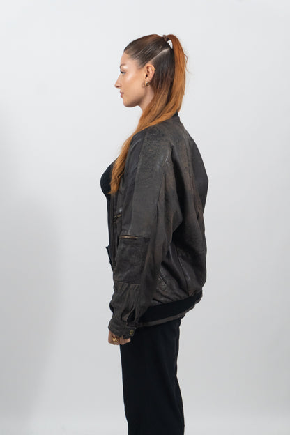 Special: Weiche Lederjacke mit Zip