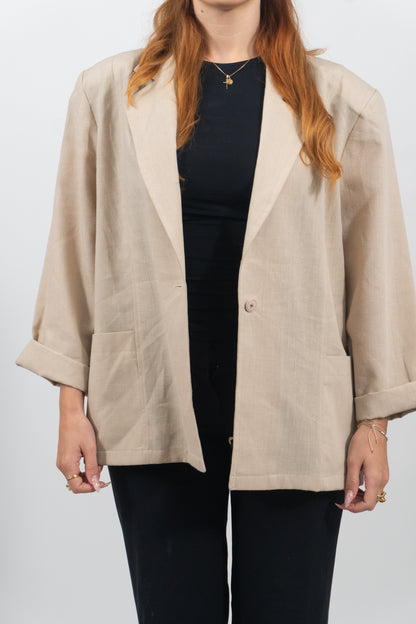 Leichter Blazer in Beige