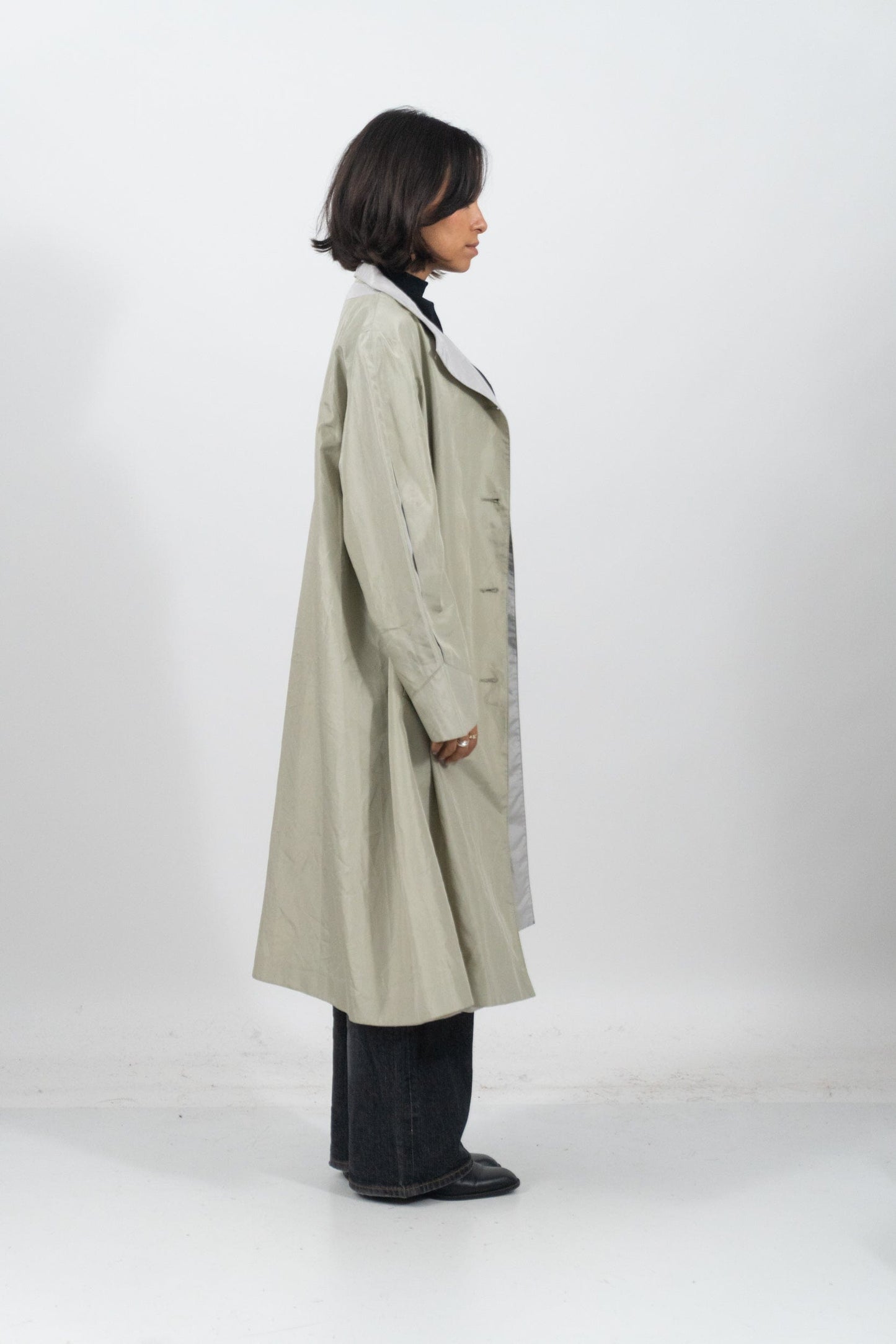 Wunderschöner 2 Färbiger Trenchcoat