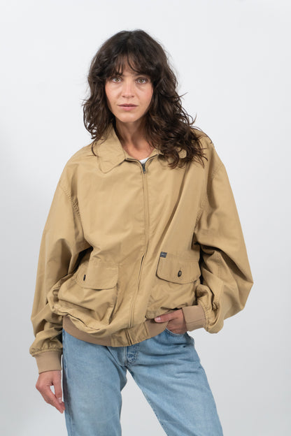 Camel Farbene Übergangsjacke