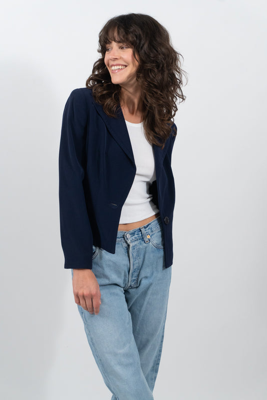 Always Classy: Mitternachtsblauer Blazer