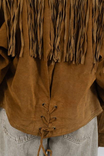 Lederjacke Mit Fringes