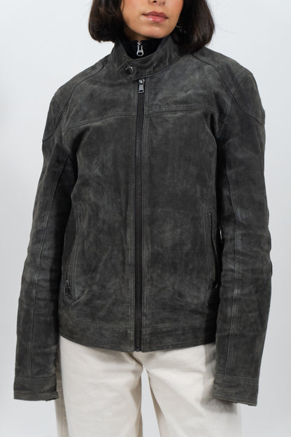 All Time Favourite: Graue Rauleder Jacke