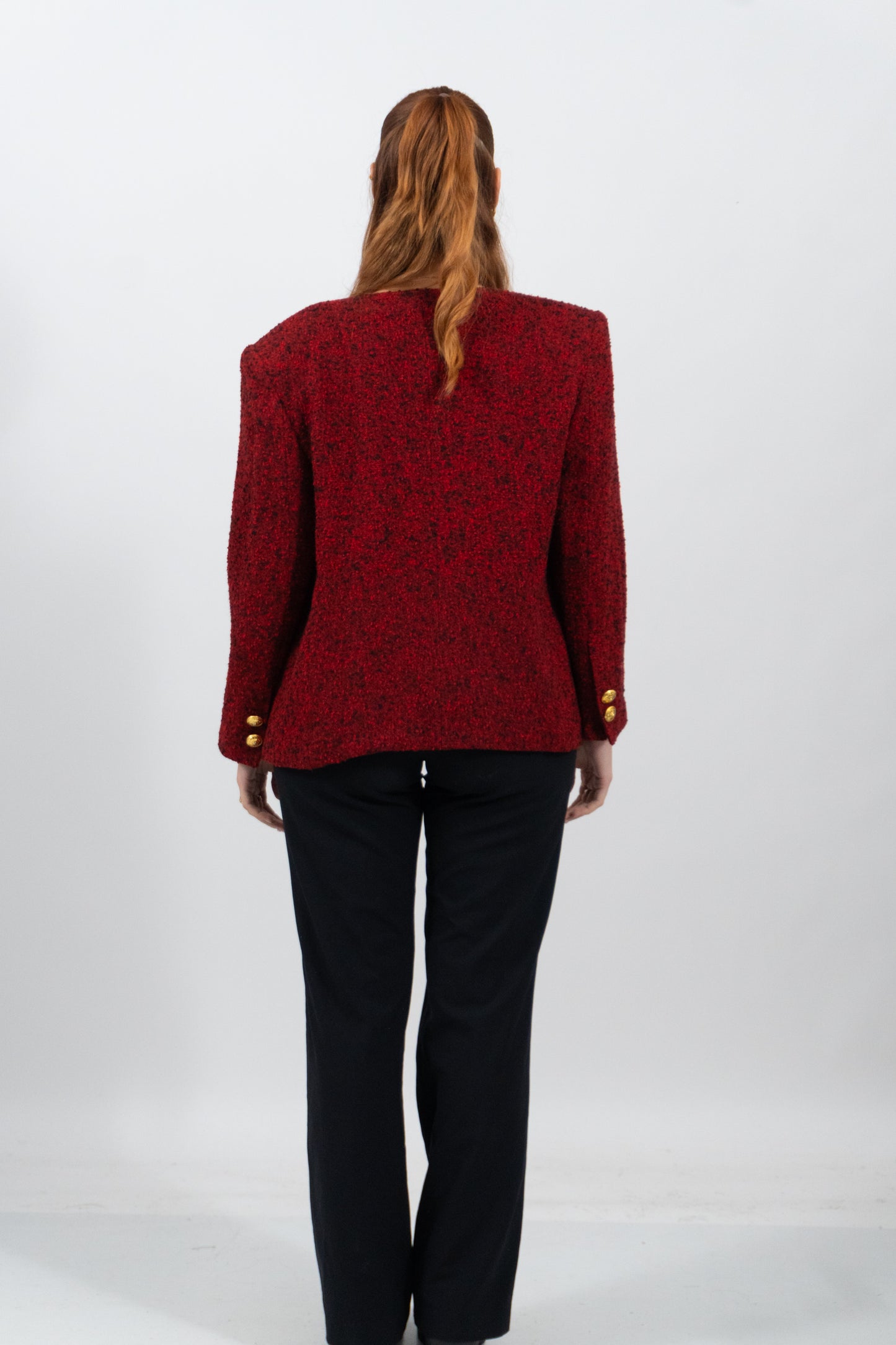 Schicker Italienischer Tweed Blazer