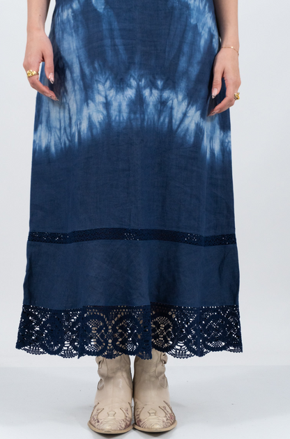 Linen Batik Dress