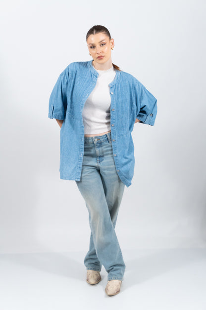 Oversized Denim Shirt