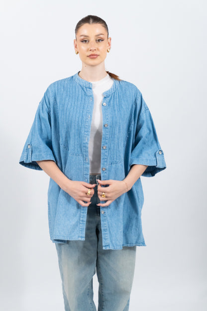 Oversized Denim Shirt