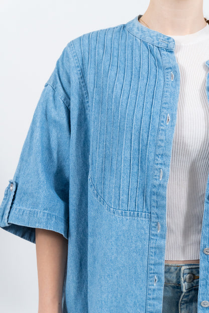 Oversized Denim Shirt