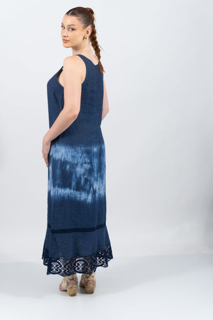 Linen Batik Dress