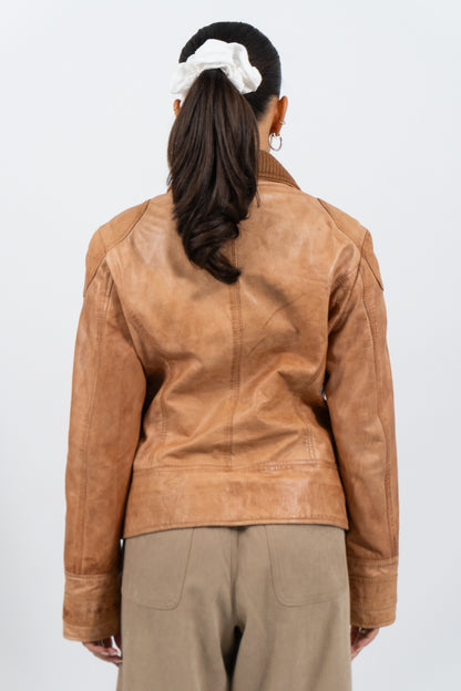 Beautiful Unique Smooth Leather Jacket