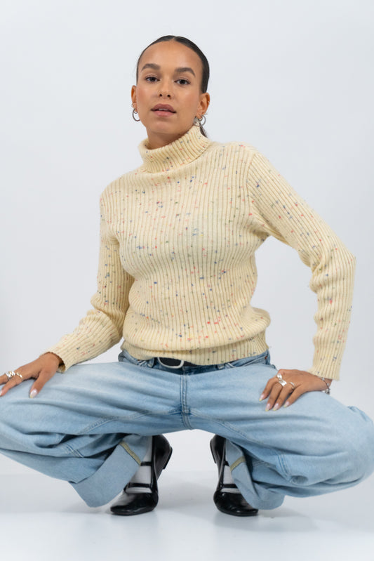 Light Knit With Turtleneck