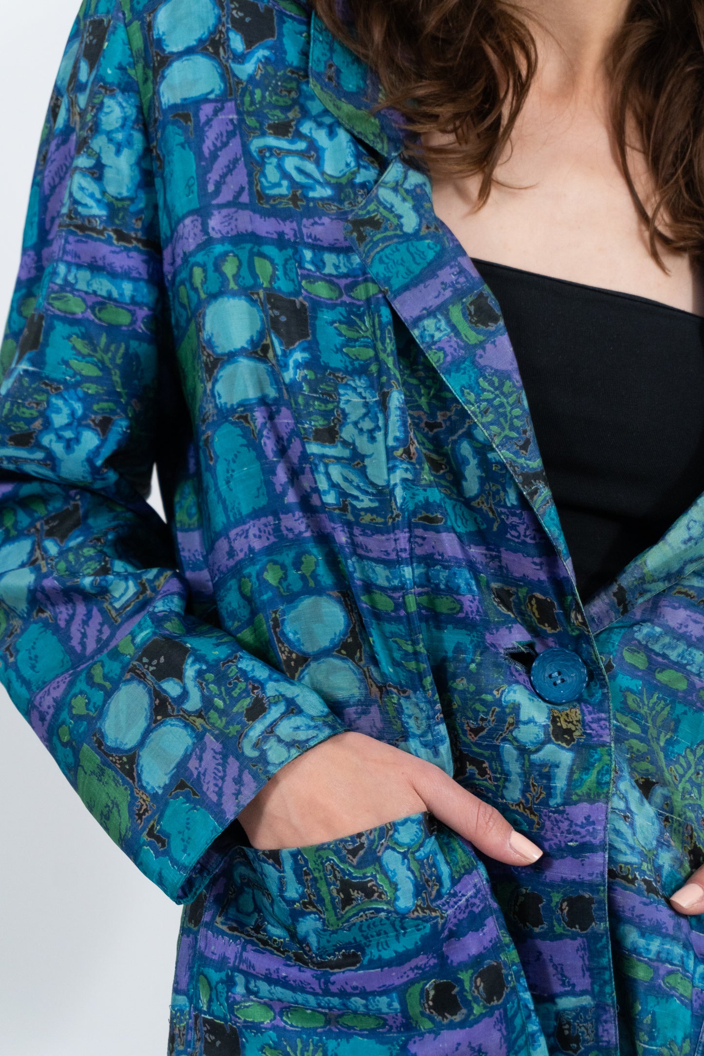 Crazy Pattern Vintage Blazer