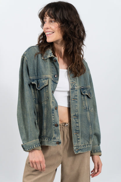 Denim Jacket In A Rare Color