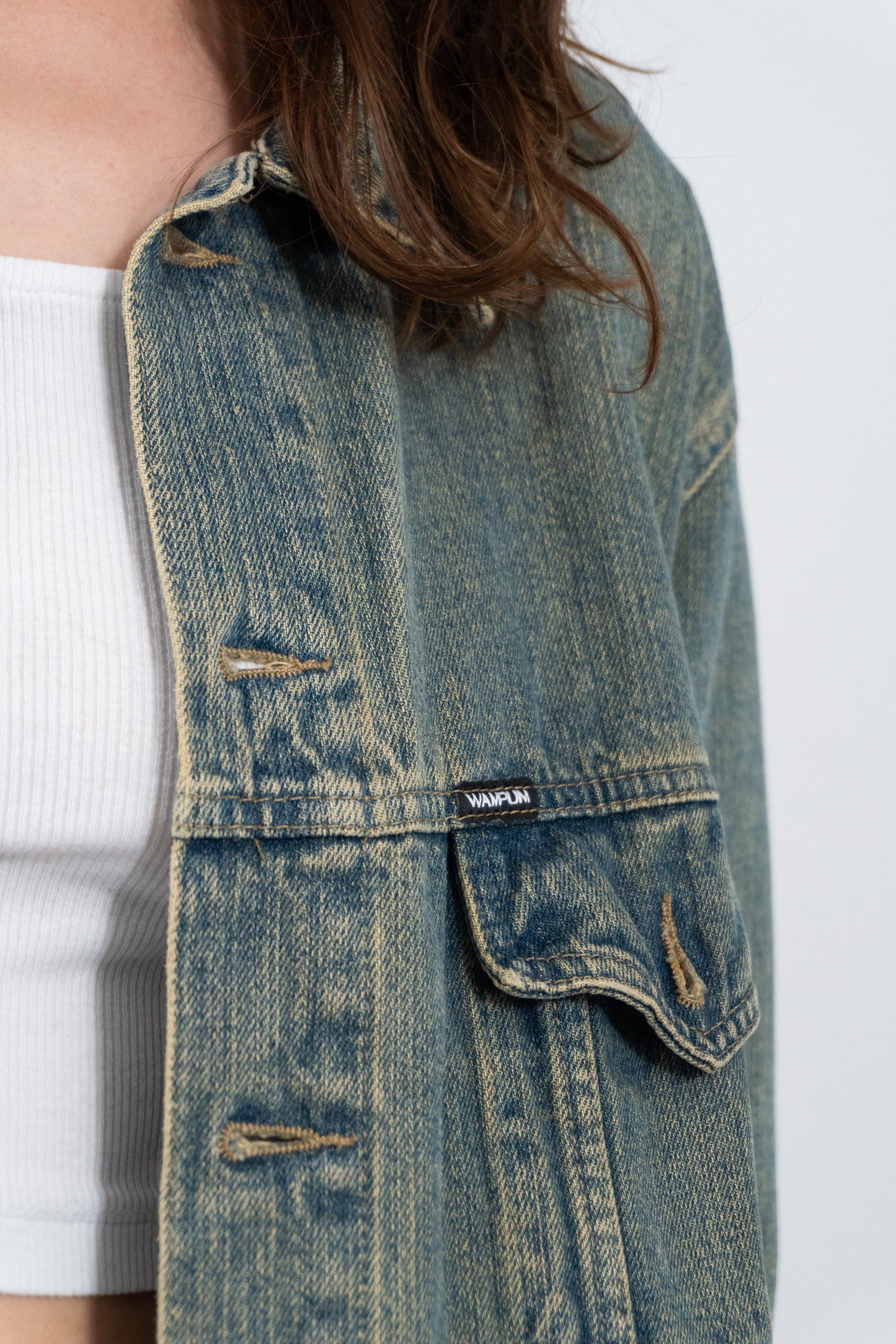 Denim Jacket In A Rare Color