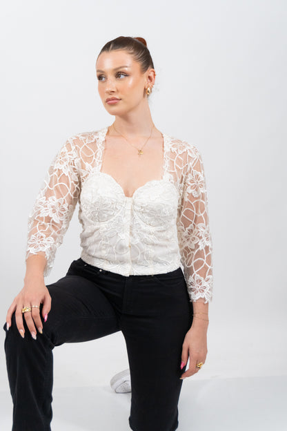 Spitzen Bustier Top