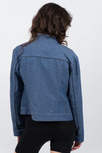 Y2K Leichte Denim Jacke