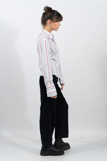 Stripes, Stripes, Stripes: Baumwoll-Bluse