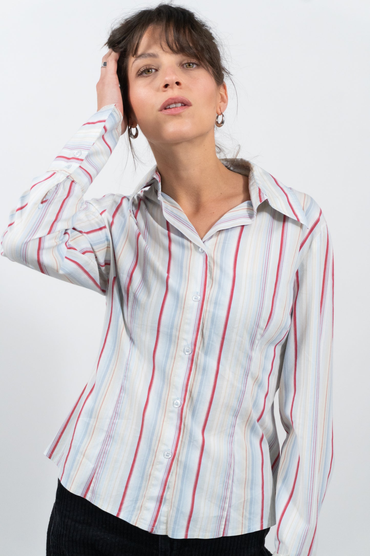 Stripes, Stripes, Stripes: Baumwoll-Bluse