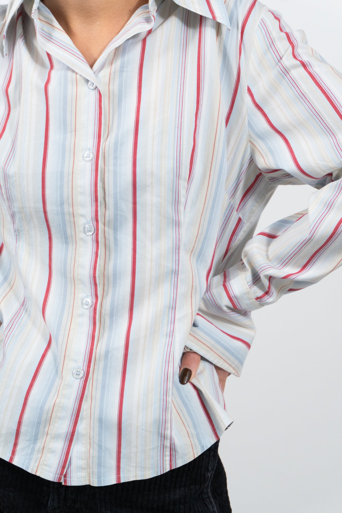 Stripes, Stripes, Stripes: Baumwoll-Bluse